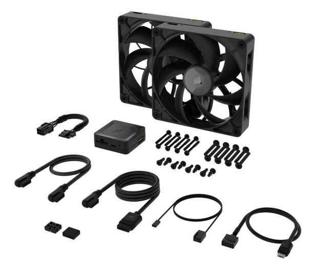 Corsair iCUE LINK RX140 MAX PWM Dual Pack 2x140 mm - 1286890 - zdjęcie 6